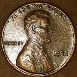Coinoscope Market listing - 1982 no mm large date penny